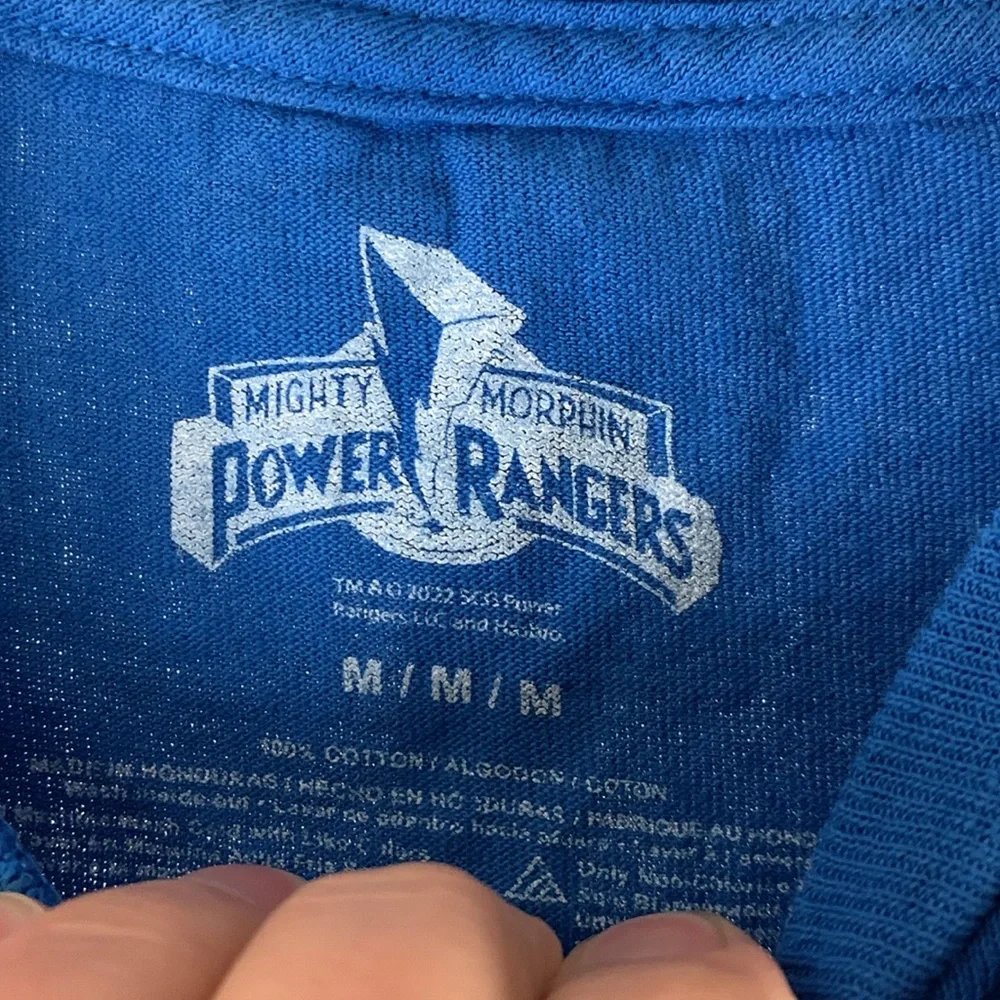 Mighty Morphin Power Rangers Blue Ranger Men’s Medium Tee - Picture 2 of 5